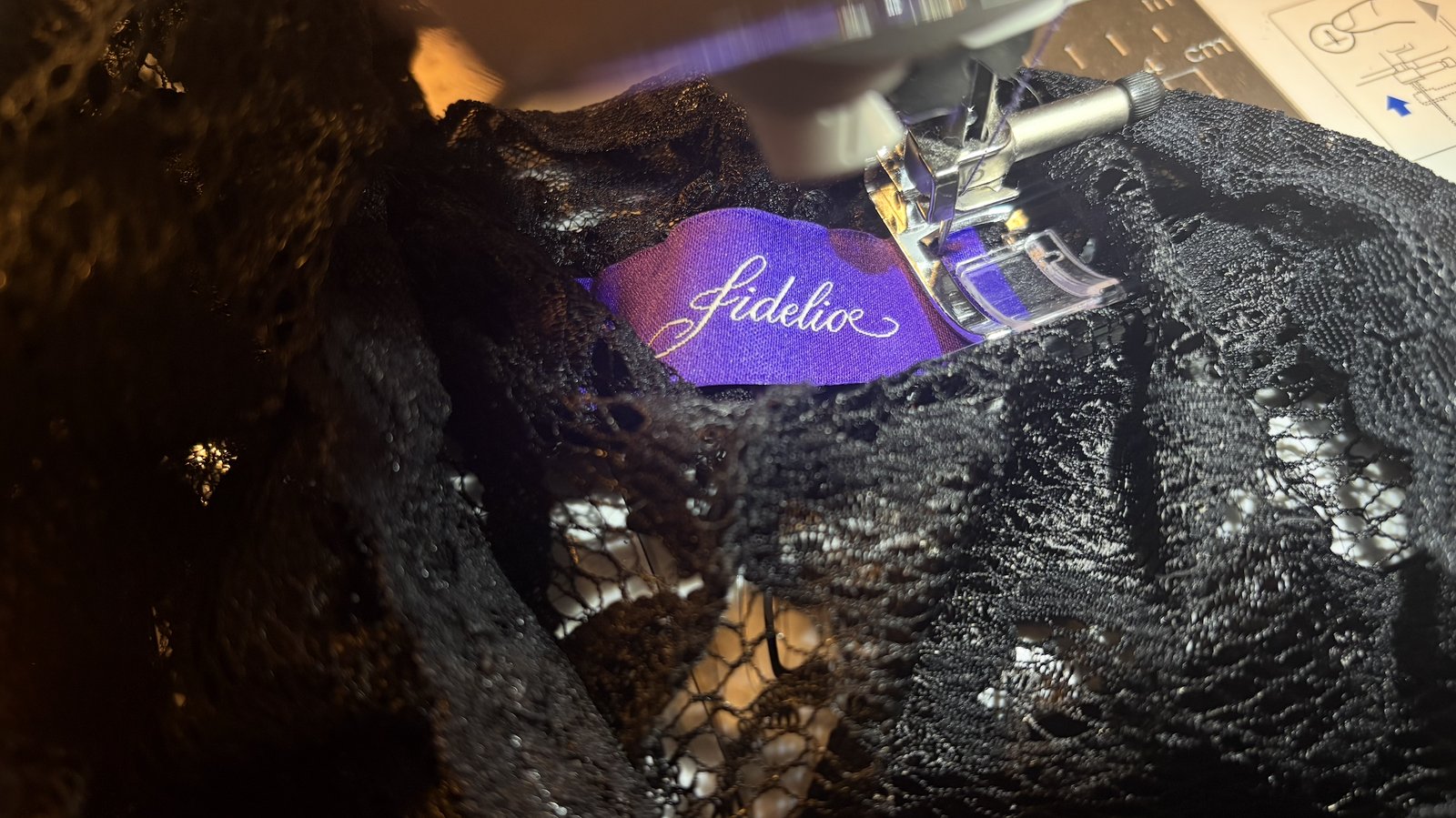 Fidelio — handmade detail, label close-up